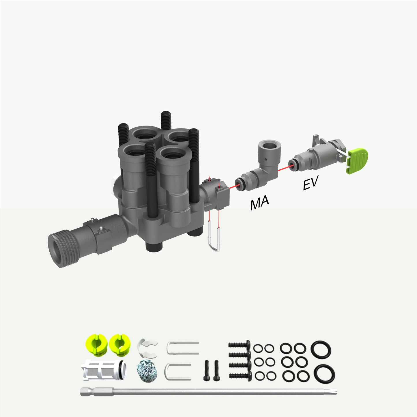 V4 52 Garanti- og reparasjonssett V4, 5 år, P80 (Master/Evolution -EU)